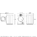 GFT14ESSMWW diagram of dryer dimensions