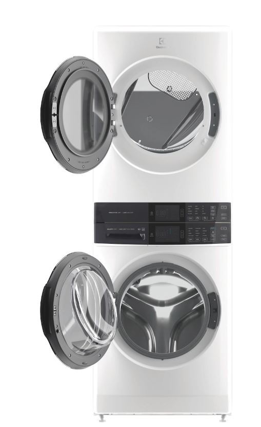 Electrolux ELTE7600A 600 Series 27 inch Laundry Tower Washer and Electric Dryer with SmartBoost, LuxCare Dry 