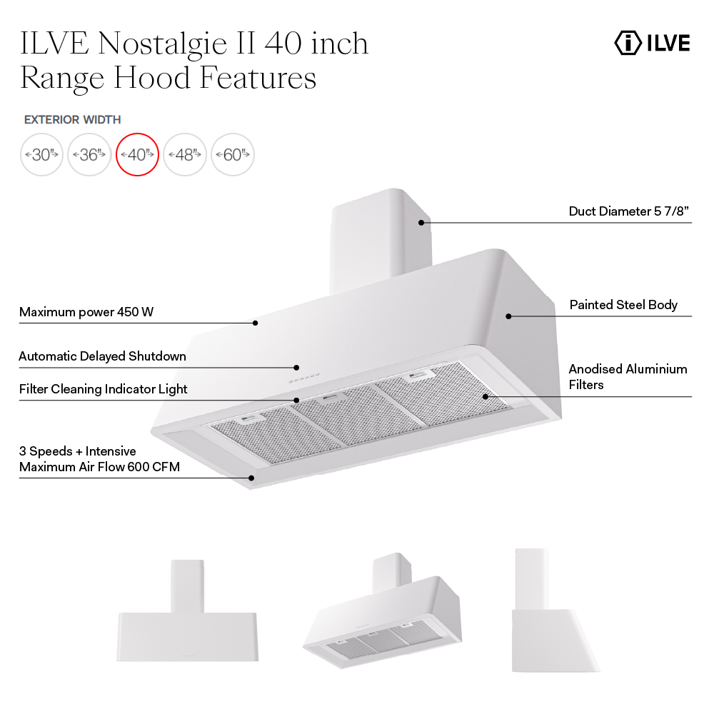 UAG40SS - hood features