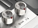ILVE UHCPMT125SS angled view of knobs
