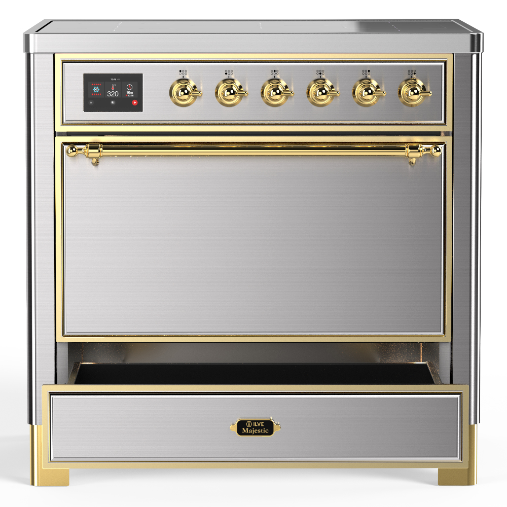 ILVE-UMIB36QNR3SSG-Drawer Open View