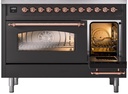 ILVE UP488NMPMGP side oven door opened