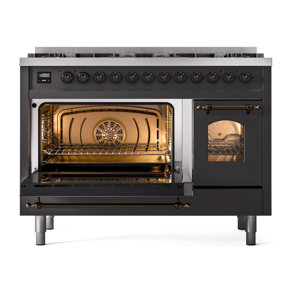 ILVE UP488NMPMGBLP main oven door opened