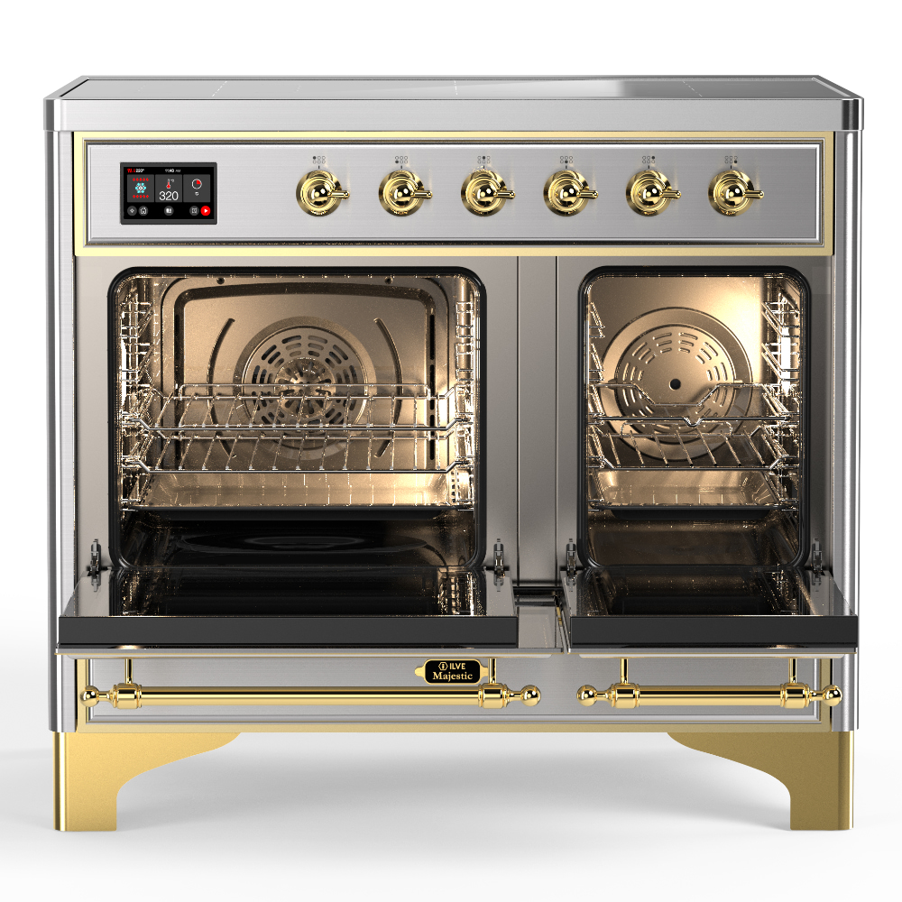 ILVE-UMDIB40QNR3SSG-Double Oven Open View