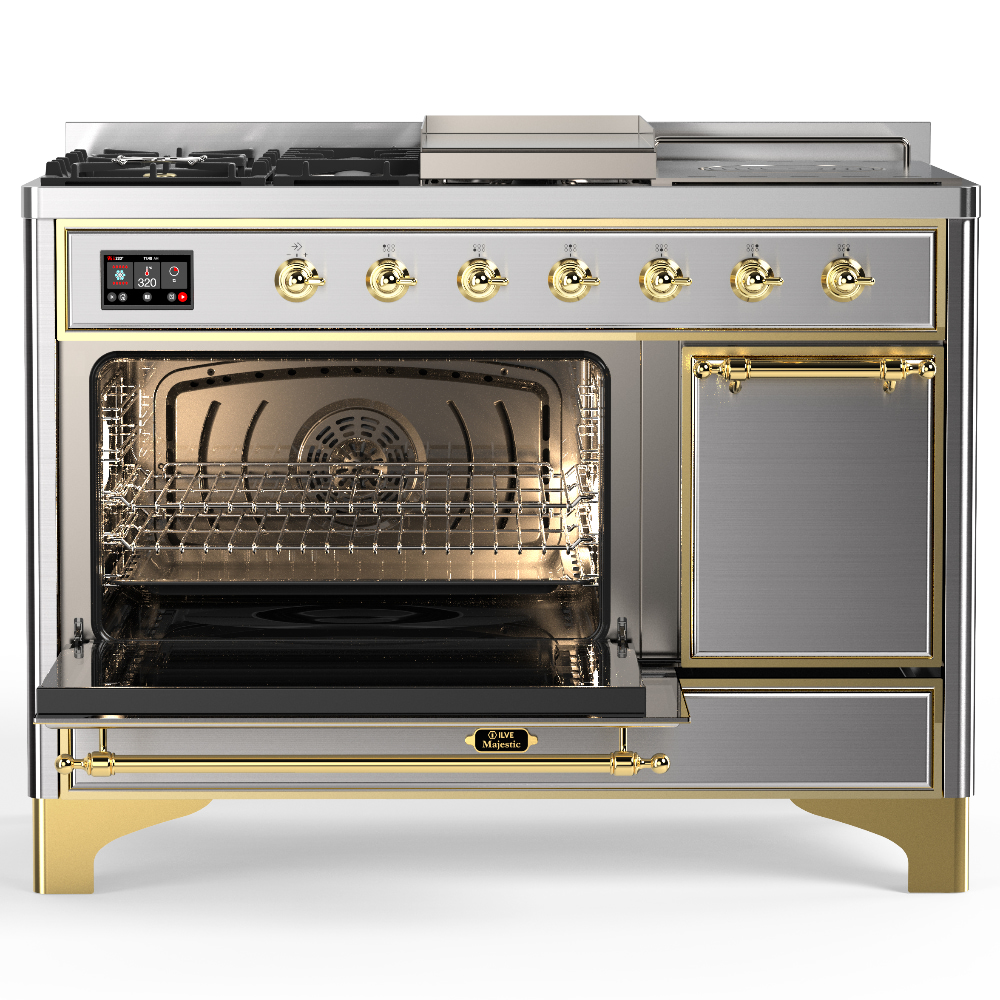 ILVE-UM48FSQNR3SSG-Primary Oven Open View