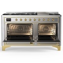 ILVE-UM60FQNR3SSG-Double Oven Open View