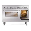 ILVE UP488NMPSSC side oven door opened