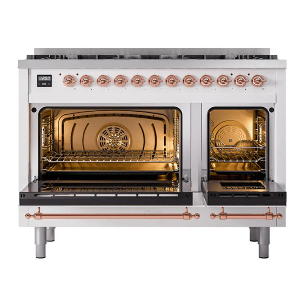 ILVE UP488NMPWHP oven doors opened