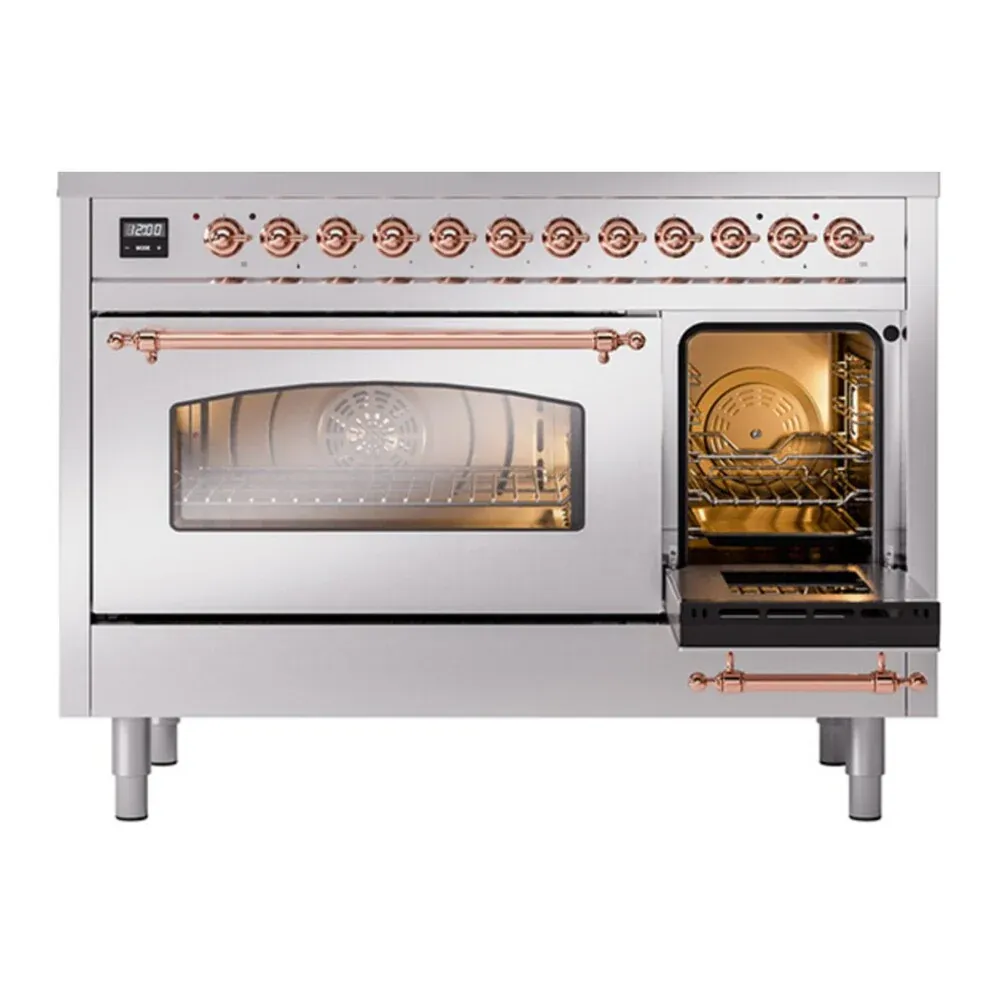 ILVE UP488NMPSSP side oven door opened