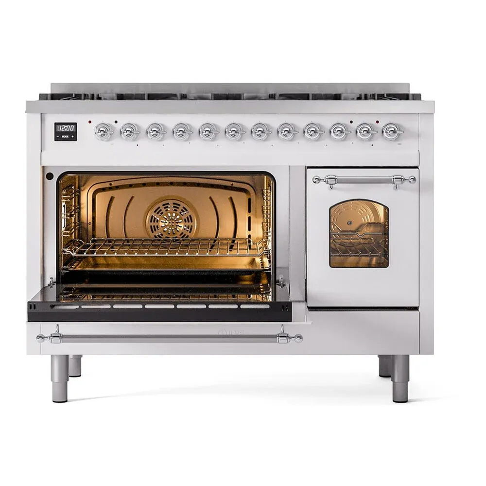 ILVE UP488NMPWHCLP main oven door opened