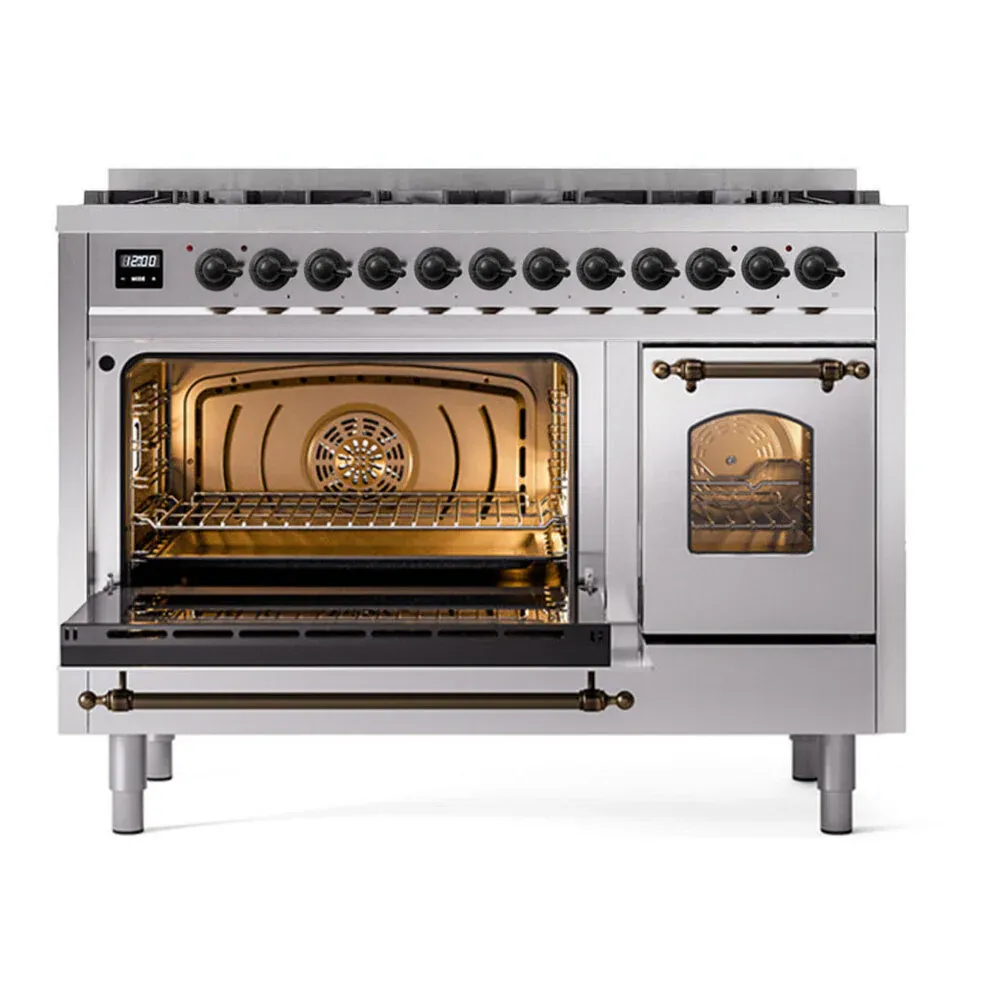 ILVE UP488NMPSSB main oven door opened