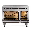 ILVE UP488NMPSSBLP oven doors opened
