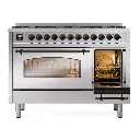 ILVE UP488NMPSSBLP side oven door opened