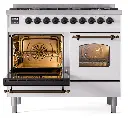 ILVE UPD406NMPWHB main oven opened
