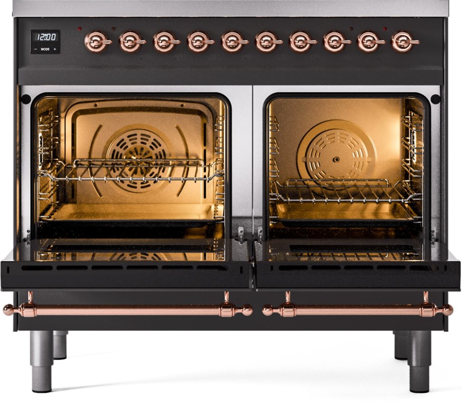 ILVE UPD406NMPMGP oven doors opened