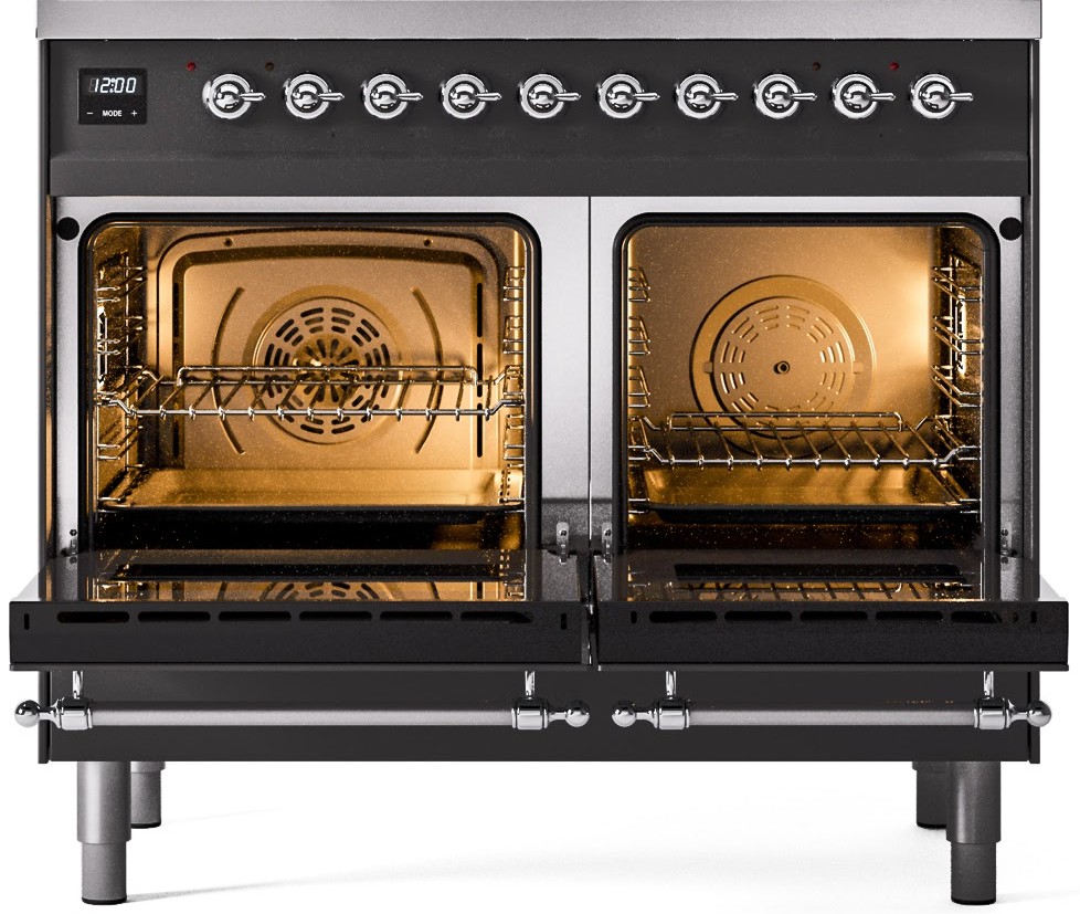ILVE UPD406NMPMGCLP oven doors opened