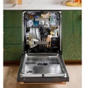 Cafe CDT888P2VS1 24 inch CustomFit Smart Fully Integrated Dishwasher with 16 Place Settings, ENERGY STAR Rated, Ultra Wash Top Rack and Dual Convection Ultra Dry, LED Lights, 39 dBA