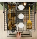Cafe CDT888P2VS1 24 inch CustomFit Smart Fully Integrated Dishwasher with 16 Place Settings, ENERGY STAR Rated, Ultra Wash Top Rack and Dual Convection Ultra Dry, LED Lights, 39 dBA