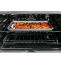 Cafe CES750P2MS1 30 inch Smart Slide-In Electric Double Oven Range with 5 elements, 6.7 cu. ft. Total Oven Capacity and No-Preheat Air Fry