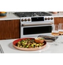 Cafe CES750P2MS1 30 inch Smart Slide-In Electric Double Oven Range with 5 elements, 6.7 cu. ft. Total Oven Capacity and No-Preheat Air Fry