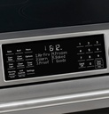 Cafe CES750P2MS1 30 inch Smart Slide-In Electric Double Oven Range with 5 elements, 6.7 cu. ft. Total Oven Capacity and No-Preheat Air Fry