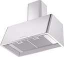 ILVE UAG30SS Nostalgie 30" Range Hood, bottom angled view