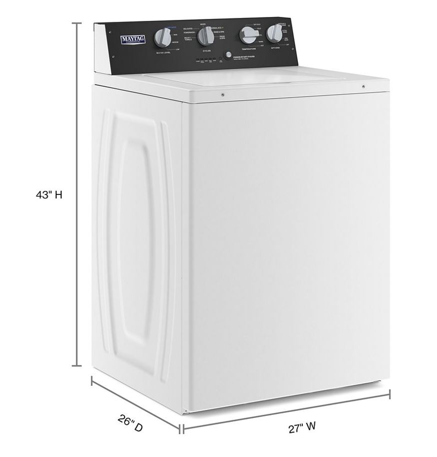 MVWP586GW dimensions