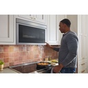 KitchenAid-KMMF330PSS-kitchen view with microwave