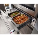 KitchenAid-KOWT100ESS-open view with food items