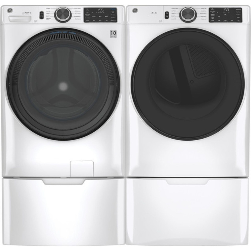 GFD55ESSNWW front view with drawer