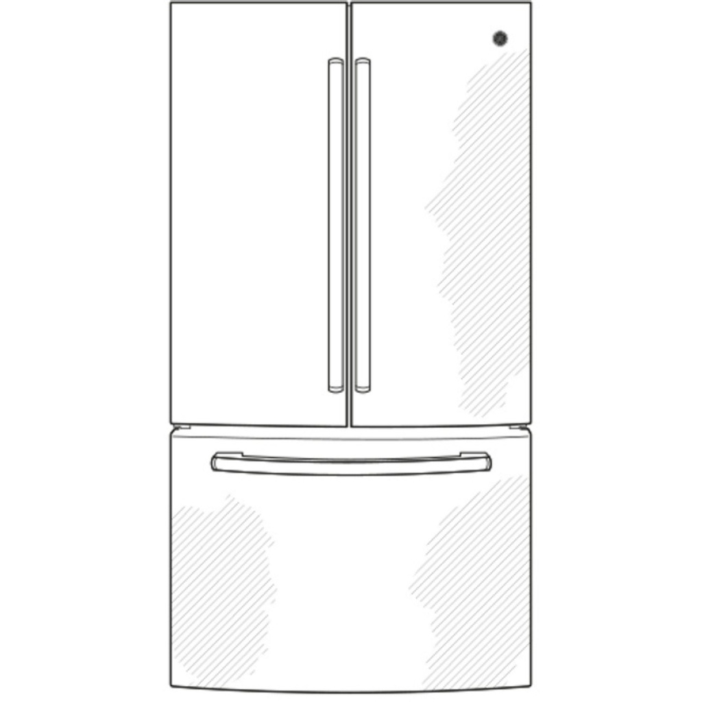 GNE21FYKFS diagram of refrigerator