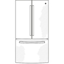 GNE25JGKBB diagram of refrigerator