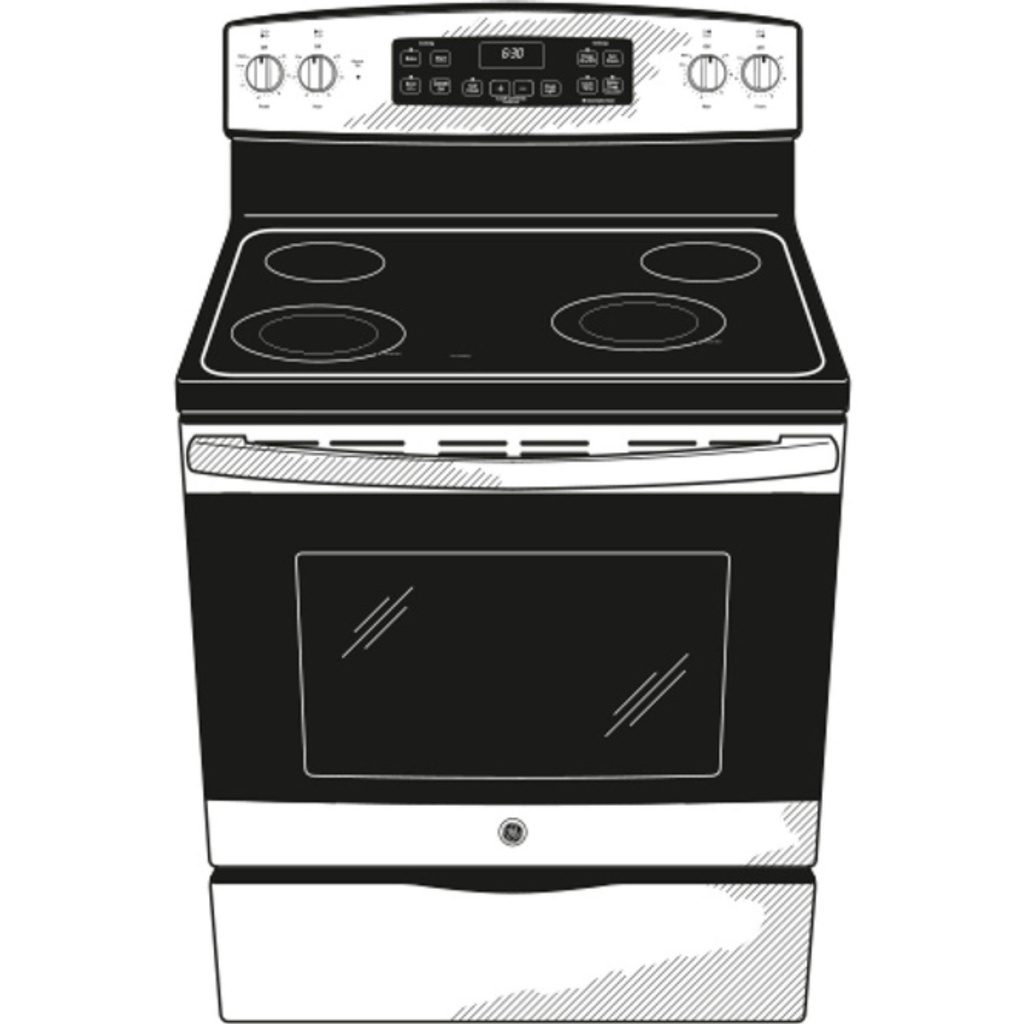 GE-JB645RKSS-Diagram of Electric range