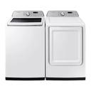 Samsung-DVE47CG3500W-front view with compatible washer