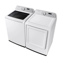 Samsung-DVE47CG3500W-tilted view with compatible washer