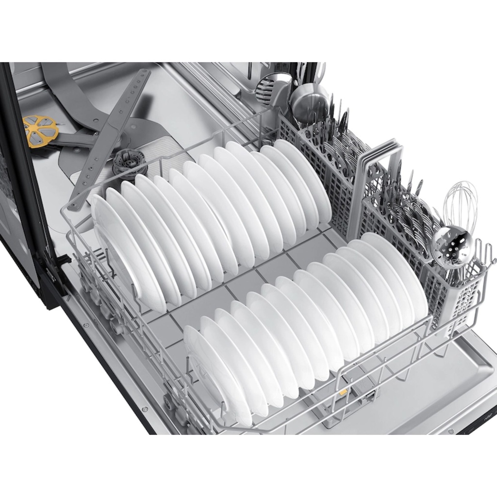 Samsung-DW80CG5450SR-filled rack view