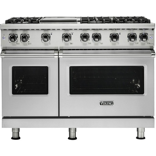 [VGR5486GSS] Viking VGR5486G 5 Series 48 inch Sealed Burner Gas Range with 6 Burners and Griddle (Stainless Steel, Natural Gas)