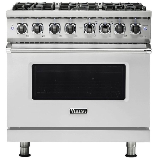 [VDR5366BSS] Viking VDR5366B 5 Series 36 inch Dual Fuel Range with 6 Sealed Burners and Self Clean (Stainless Steel, Natural Gas)
