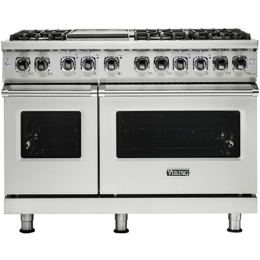[VDR5486GSS] Viking VDR5486G 5 Series 48 inch Dual Fuel Range with 6 Sealed Burners and Griddle (Stainless Steel, Natural Gas)
