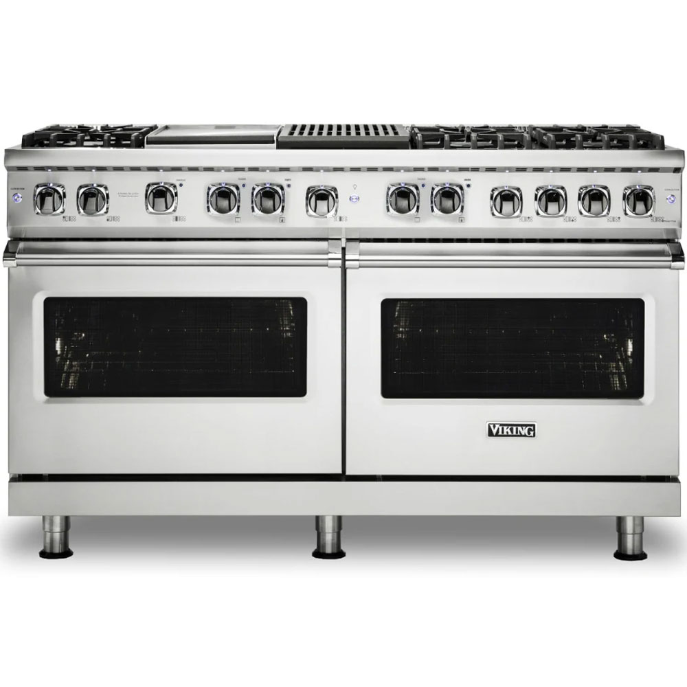 Viking VDR5606GQ 5 Series 60 inch Dual Fuel Range with 6 Sealed Burners, Griddle and Grill