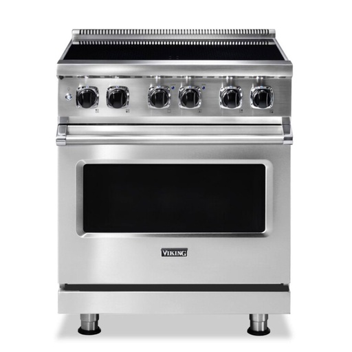 [VIR53024BSS] Viking VIR53024B 5 Series 30 inch Induction Self-Clean Range with 4 Elements, 4.7 cu. ft. Oven Capacity, Vari-Speed Dual Flow Convection, Self-Cleaning (Stainless Steel)