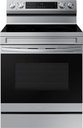 Samsung NE63A6511S 30 inch Smart Freestanding Electric Range with 5 Elements, 6.3 cu. ft. Oven Capacity, Convection, Air Fry Mode, Steam Clean