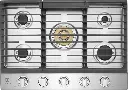 Electrolux ECCG3068AS 30 inch Gas Cooktop with a Brass Power Burner, Continuous Grates, in Stainless Steel