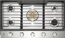 Electrolux ECCG3668AS 36 inch Gas Cooktop with a Flexible Brass Power Burner, in Stainless Steel 