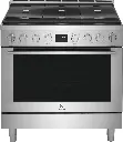Electrolux ECFD3668AS 36 Inch Dual Fuel Range with 6 Burners, 4.4 cu. ft. Oven Capacity, True Convection, Continuous Cast Iron Grates, Temperature Probe in Stainless Steel