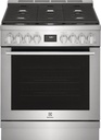 Electrolux ECFG3068AS 30 inch Front Control Freestanding Gas Range with 5 Burners Including 2 Brass Burners, 4.5 cu. ft. Oven Capacity, True Convection, in Stainless Steel 