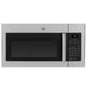 GE JVM3160 30 inch Over the Range Microwave with 300 CFM, 1.6 cu. ft. Capacity, 1000 Cooking Watts, 10 Power Levels