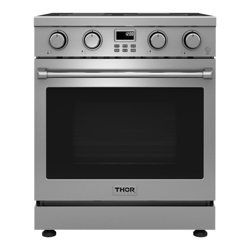 [ARE30] Thor Kitchen ARE30 30 inch Professional Electric Range with 4 Elements, 4.8 cu. ft. Oven Capacity, LED Display Screen,  in Stainless Steel