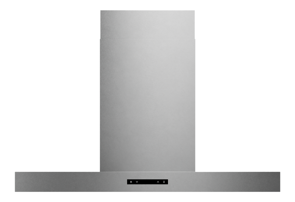 Thor Kitchen ARH36T 36 inch Contemporary Convertible Wall Mount T-Shape Range Hood, Heat Sensor, Speed Touch Control, Convertible, in Stainless Steel