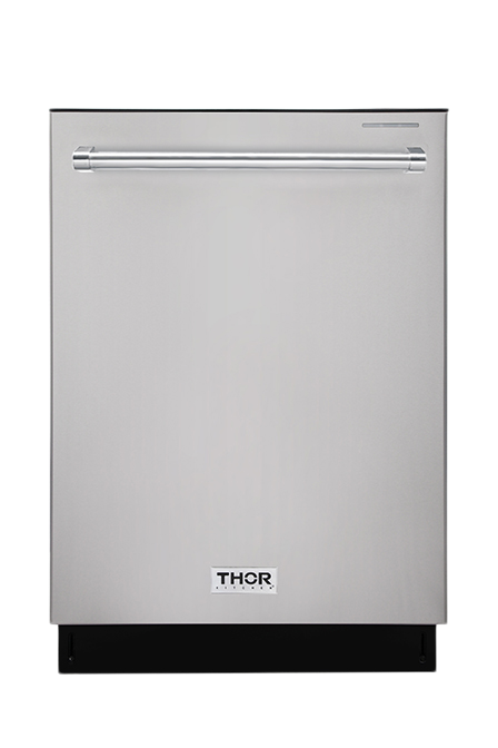 Thor Kitchen HDW2401SS 24 inch Professional Series Dishwasher with 45 dBA Noise Level, Adjustable Racks, Smart Wash System, Removable Utensil Basket in Stainless Steel